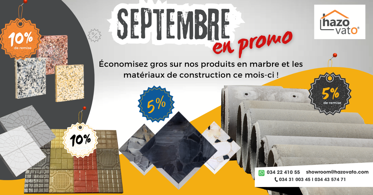 SEPTEMBRE EN PROMO