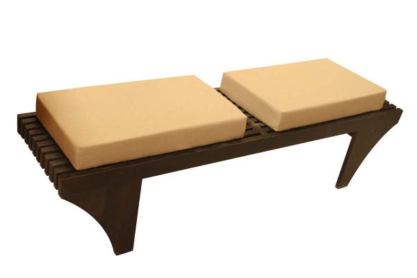 Banquette avec coussins Pin HBQ402