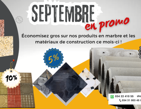 SEPTEMBRE EN PROMO